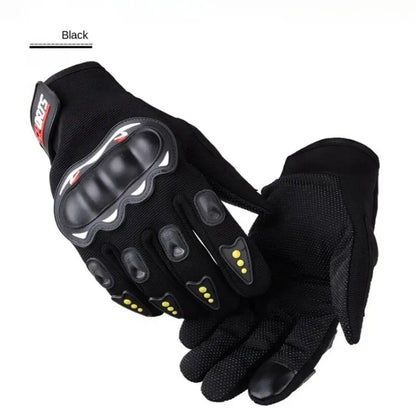 Motorcycle Gloves Full Finger Protective Outdoor Knight Sports Breathable Racing Cycling Street Riding Fitness Gloves